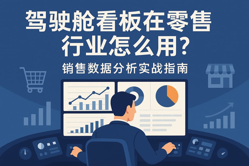 驾驶舱看板在零售行业怎么用？销售数据分析实战指南