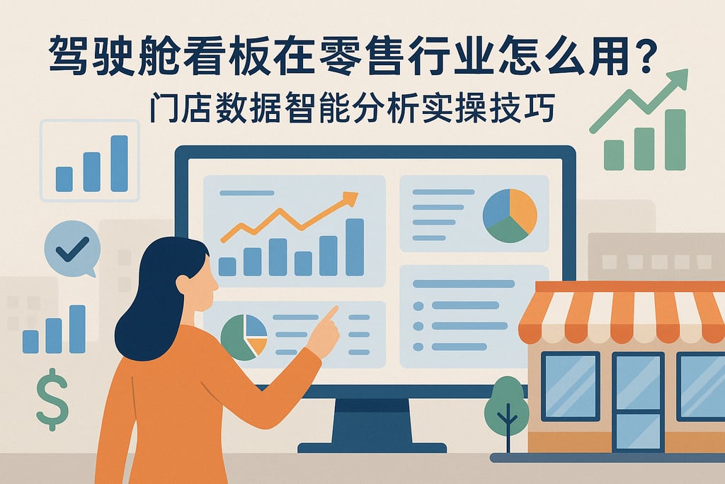 驾驶舱看板在零售行业怎么用？门店数据智能分析实操技巧