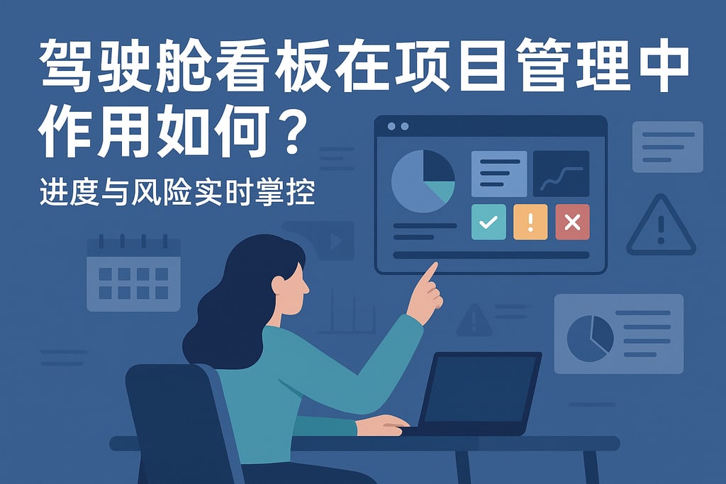 驾驶舱看板在项目管理中作用如何？进度与风险实时掌控
