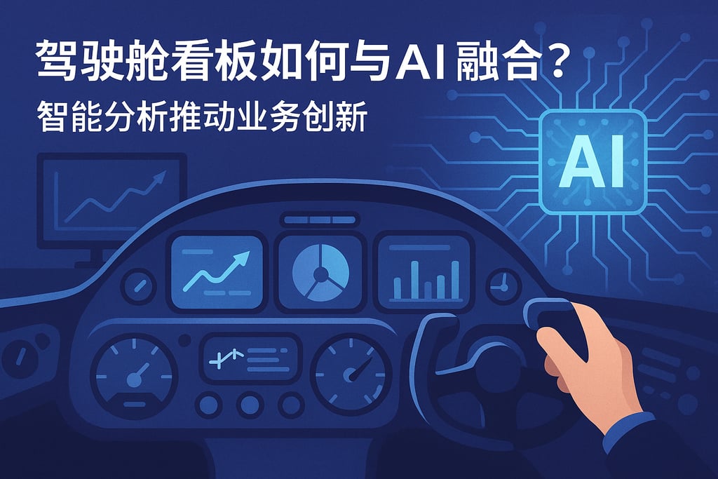 驾驶舱看板如何与AI融合？智能分析推动业务创新