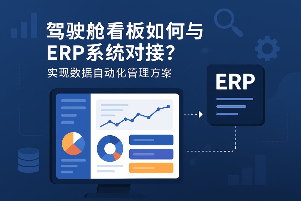 驾驶舱看板如何与ERP系统对接？实现数据自动化管理方案