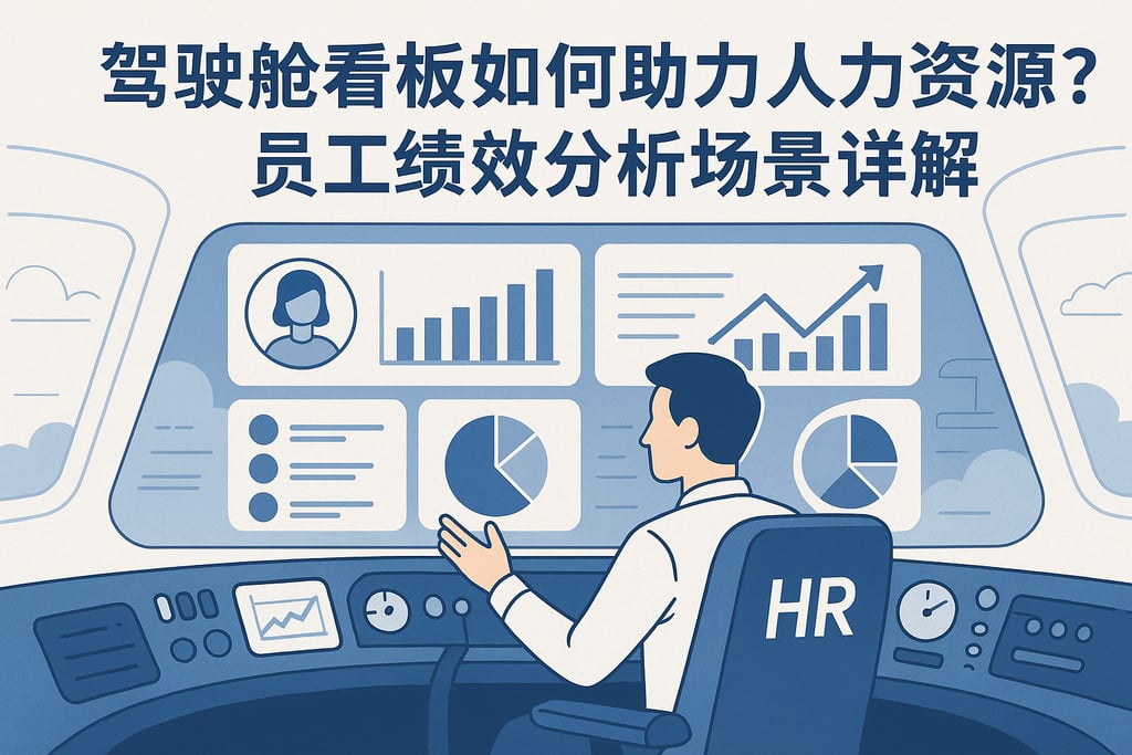 驾驶舱看板如何助力人力资源？员工绩效分析场景详解