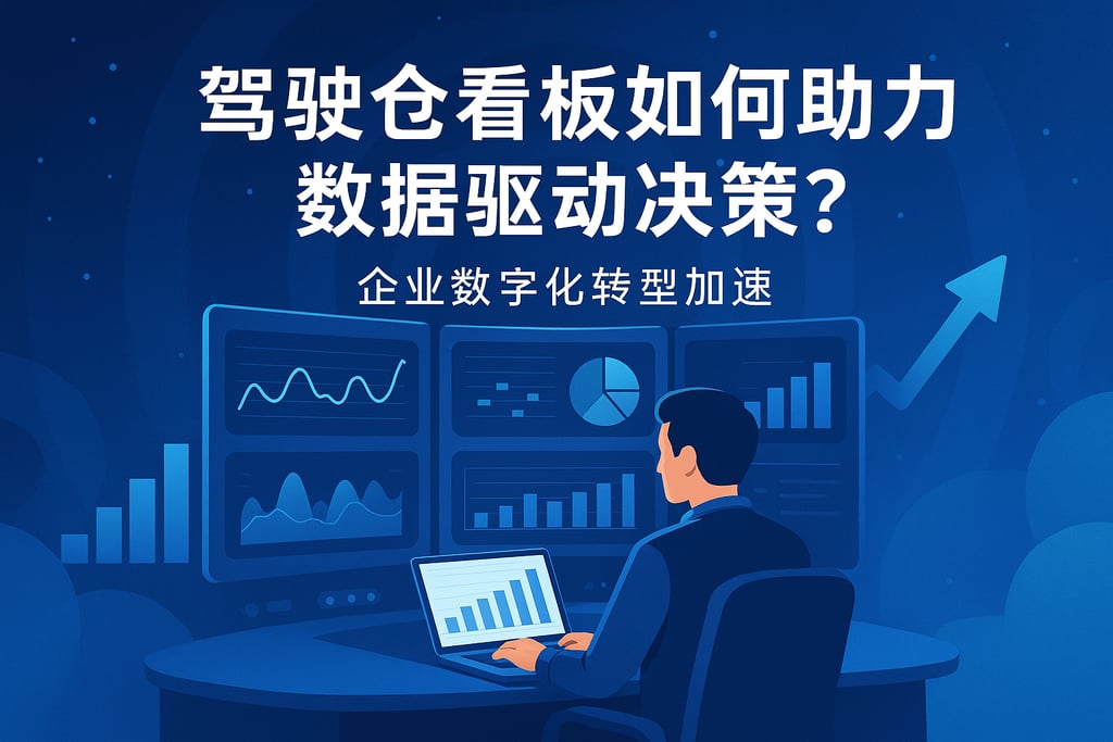 驾驶舱看板如何助力数据驱动决策？企业数字化转型加速