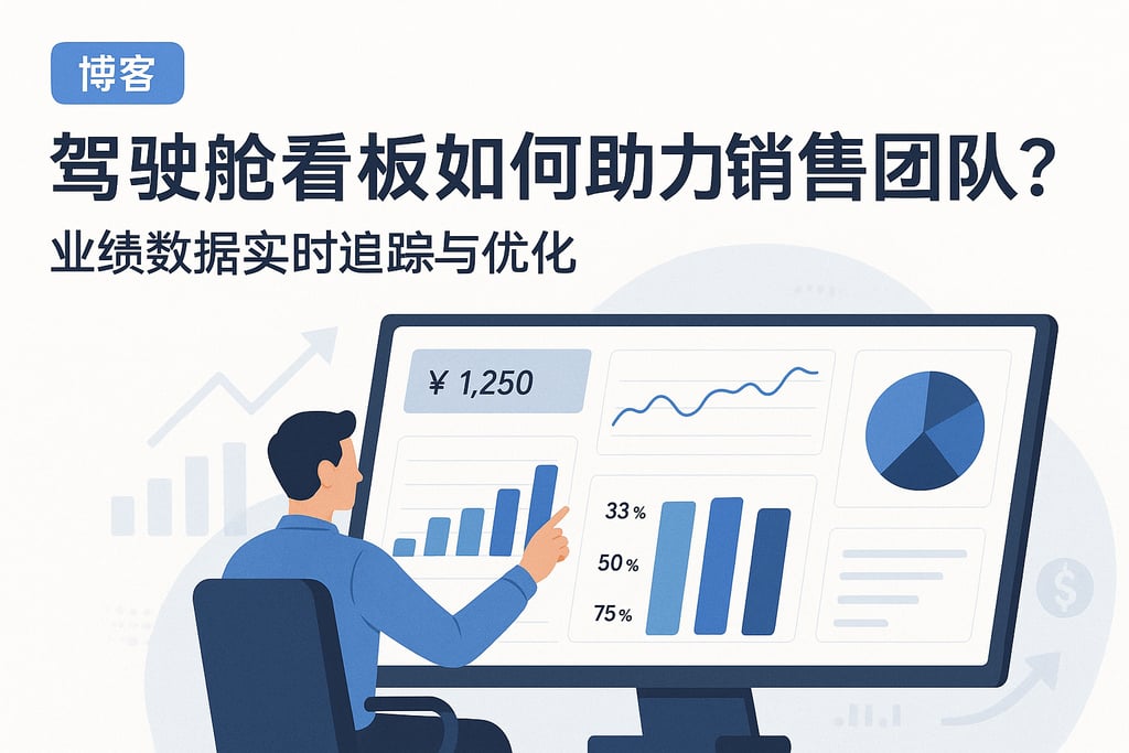 驾驶舱看板如何助力销售团队？业绩数据实时追踪与优化