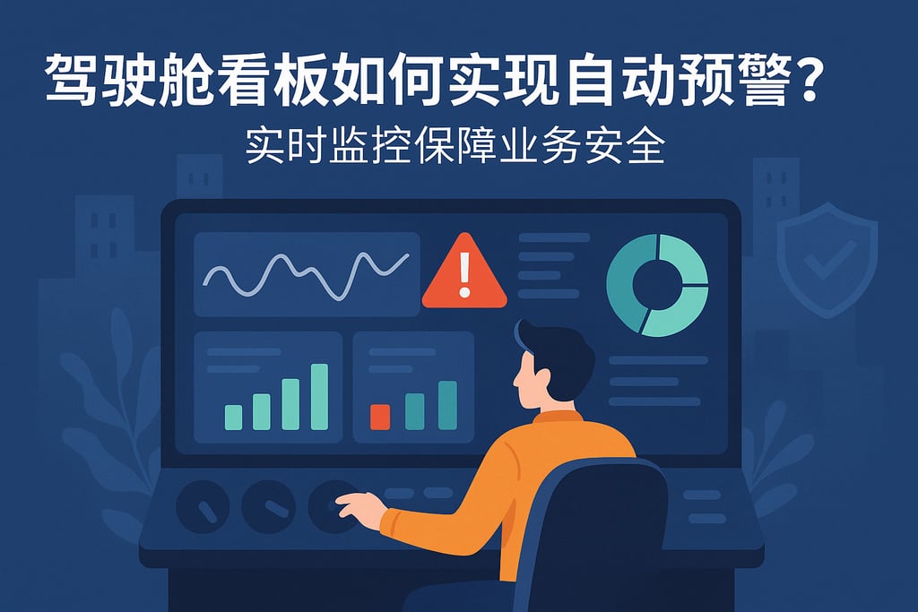 驾驶舱看板如何实现自动预警？实时监控保障业务安全