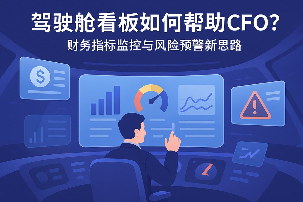 驾驶舱看板如何帮助CFO？财务指标监控与风险预警新思路