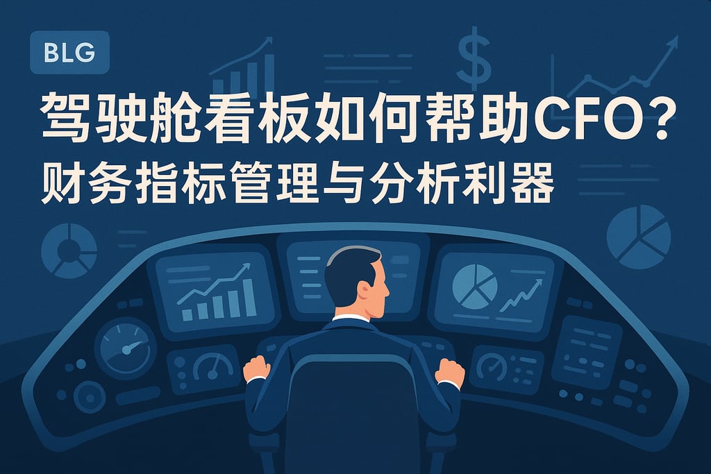 驾驶舱看板如何帮助CFO？财务指标管理与分析利器