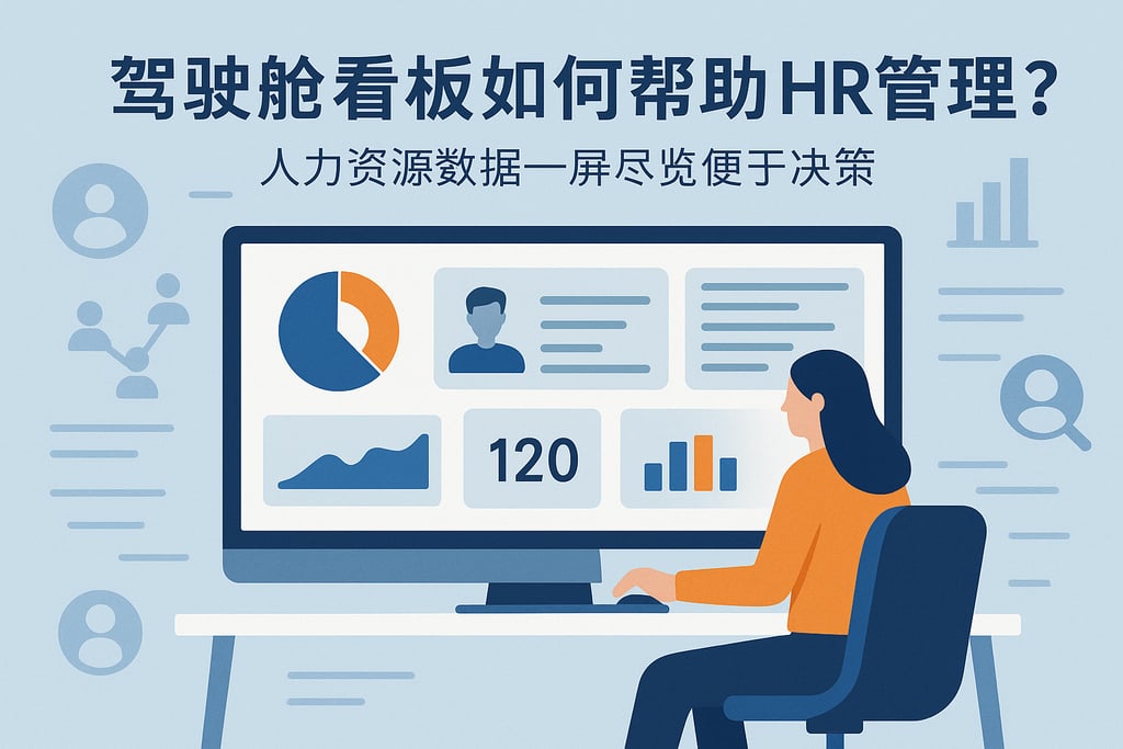 驾驶舱看板如何帮助HR管理？人力资源数据一屏尽览便于决策