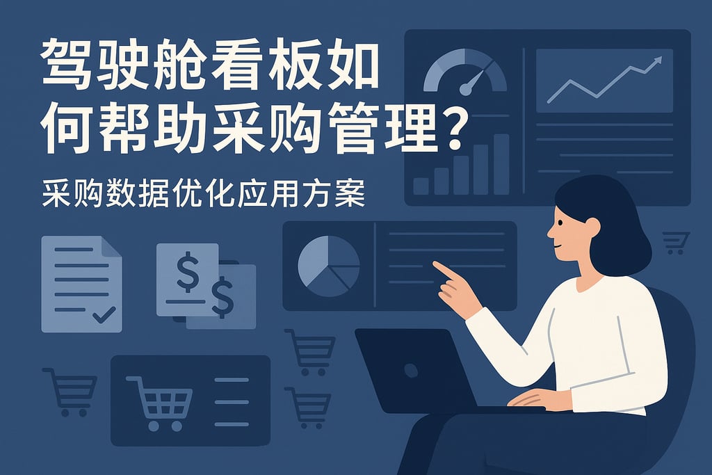 驾驶舱看板如何帮助采购管理？采购数据优化应用方案