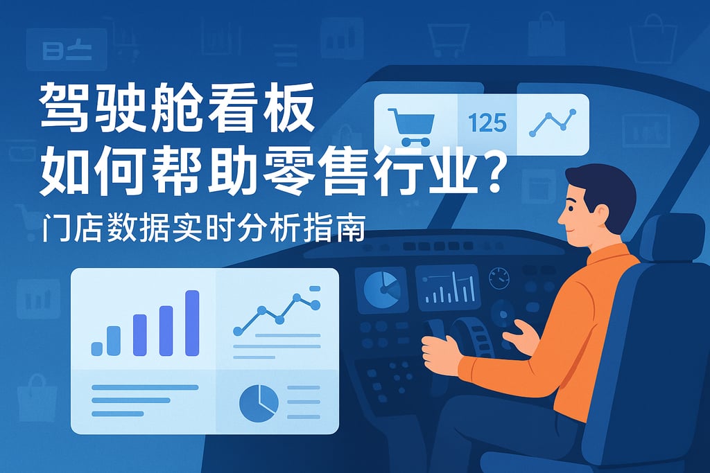 驾驶舱看板如何帮助零售行业？门店数据实时分析指南