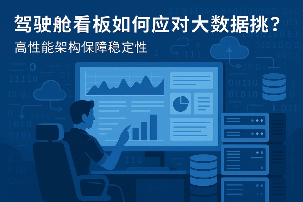 驾驶舱看板如何应对大数据挑战？高性能架构保障稳定性