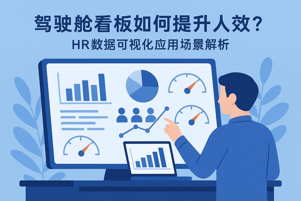 驾驶舱看板如何提升人效？HR数据可视化应用场景解析