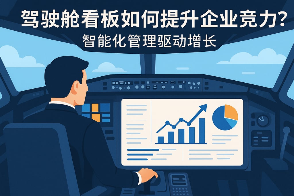 驾驶舱看板如何提升企业竞争力？智能化管理驱动增长