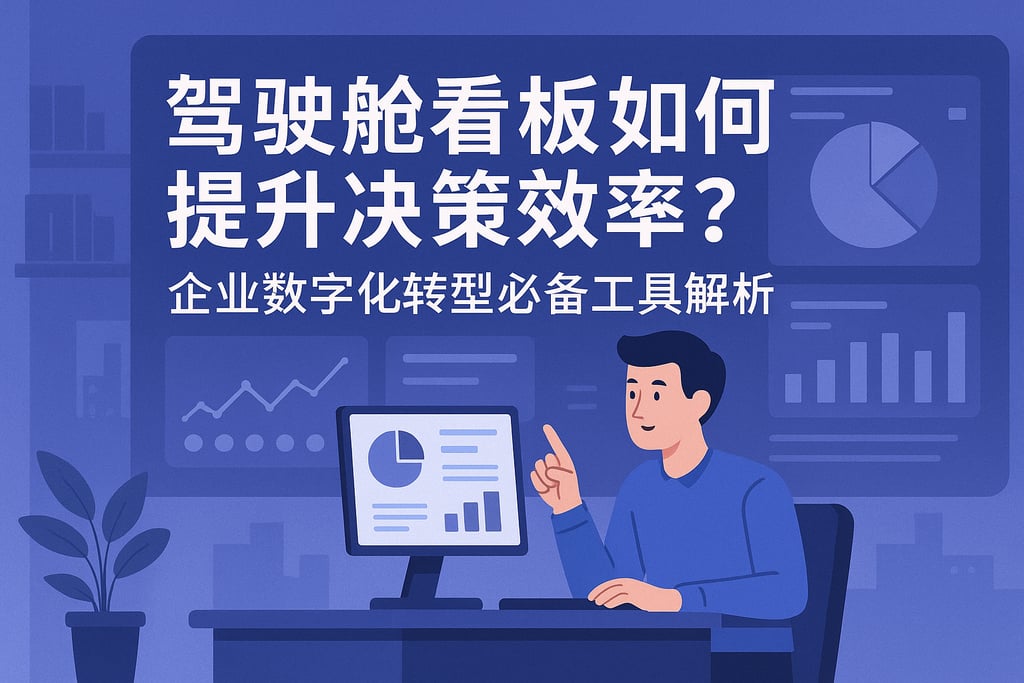 驾驶舱看板如何提升决策效率？企业数字化转型必备工具解析