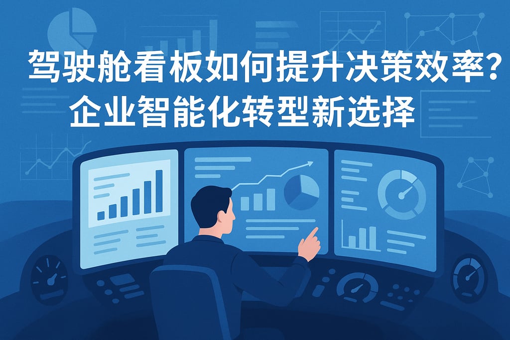 驾驶舱看板如何提升决策效率？企业智能化转型新选择