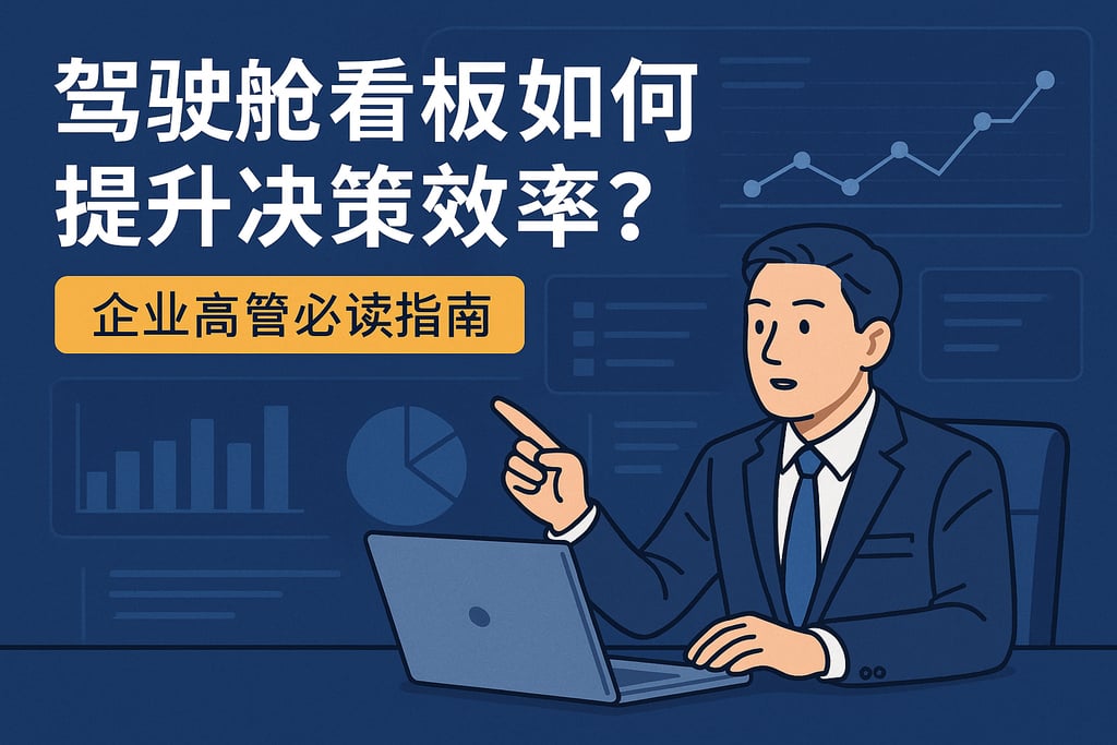 驾驶舱看板如何提升决策效率？企业高管必读指南