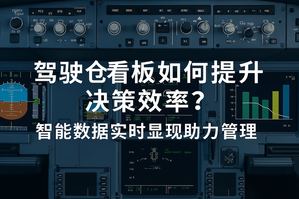 驾驶舱看板如何提升决策效率？智能数据实时呈现助力管理
