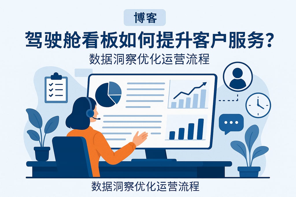 驾驶舱看板如何提升客户服务？数据洞察优化运营流程