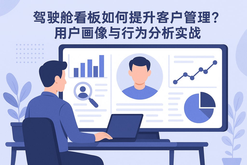 驾驶舱看板如何提升客户管理？用户画像与行为分析实战