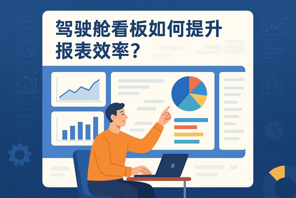 驾驶舱看板如何提升报表效率？自动生成多维度数据图表