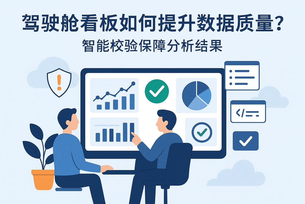 驾驶舱看板如何提升数据质量？智能校验保障分析结果