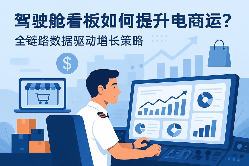 驾驶舱看板如何提升电商运营？全链路数据驱动增长策略