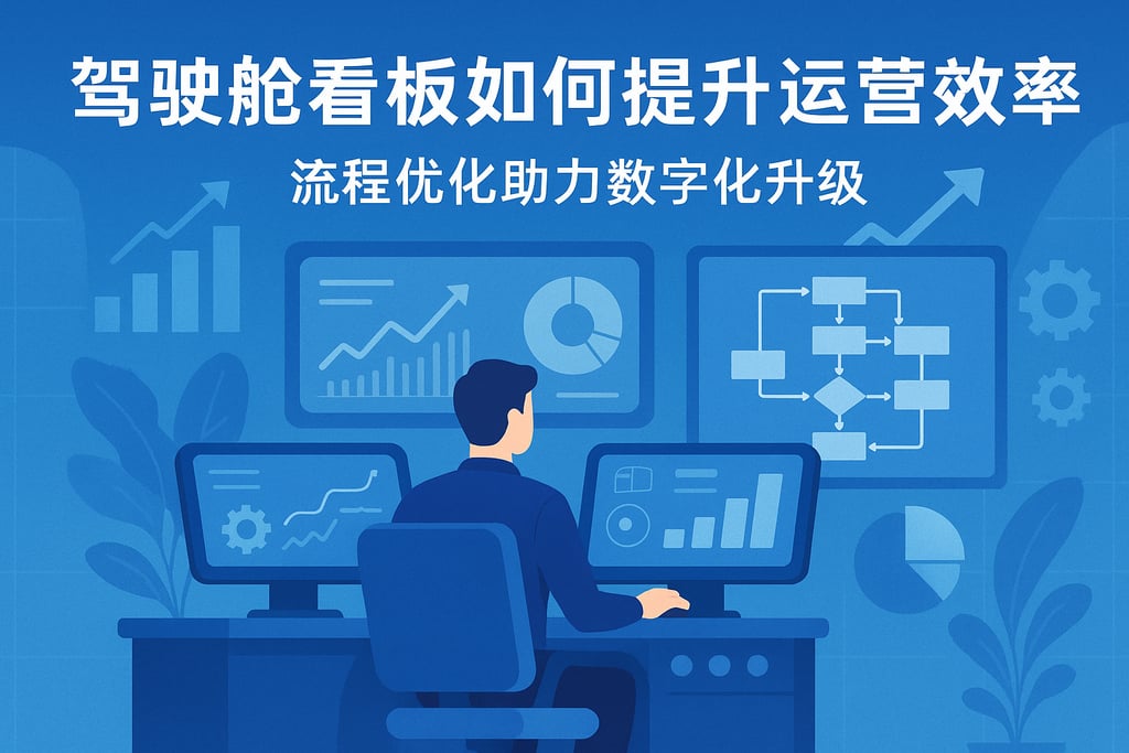 驾驶舱看板如何提升运营效率？流程优化助力数字化升级