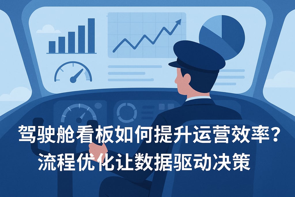 驾驶舱看板如何提升运营效率？流程优化让数据驱动决策