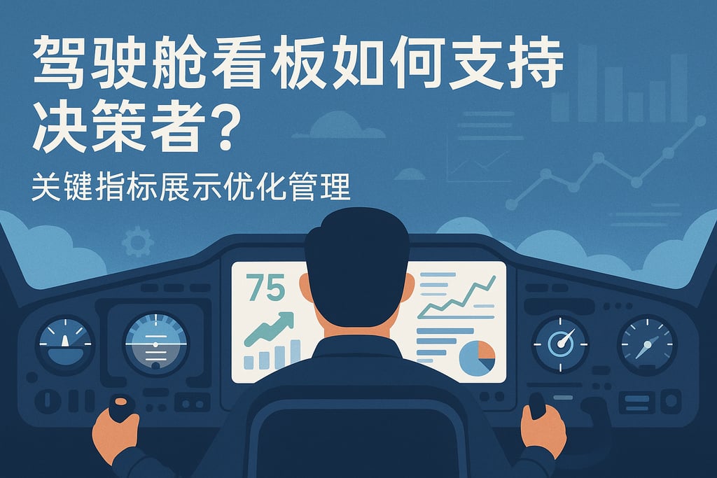 驾驶舱看板如何支持决策者？关键指标展示优化管理