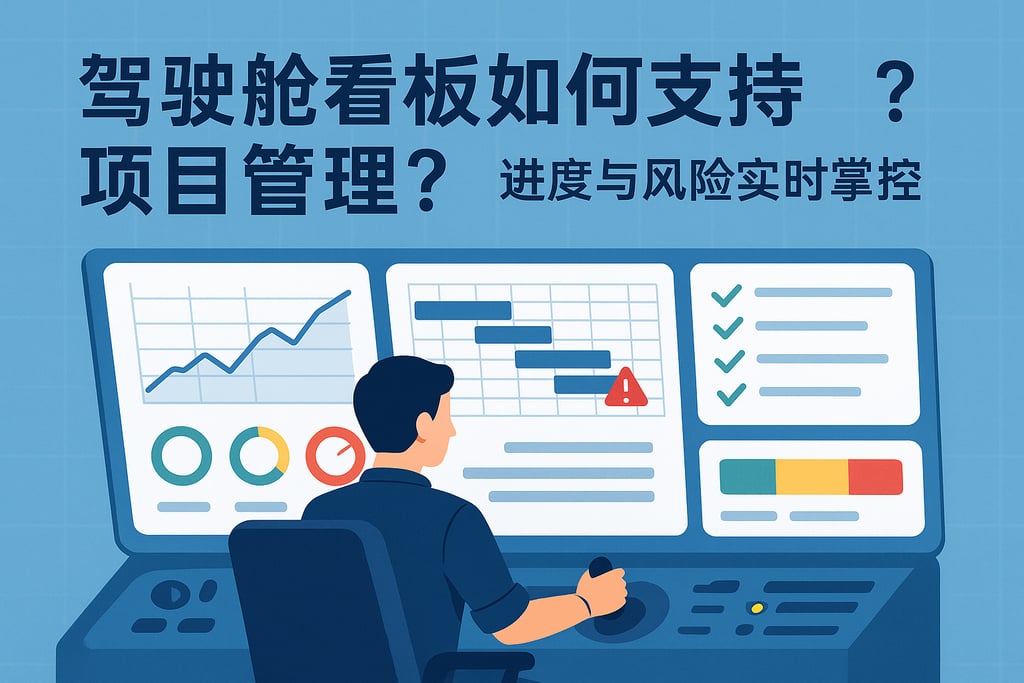 驾驶舱看板如何支持项目管理？进度与风险实时掌控
