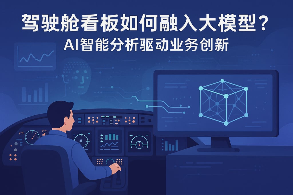 驾驶舱看板如何融入大模型？AI智能分析驱动业务创新