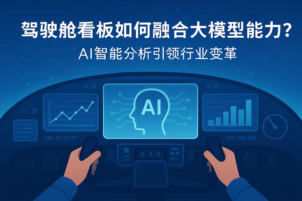 驾驶舱看板如何融合大模型能力？AI智能分析引领行业变革