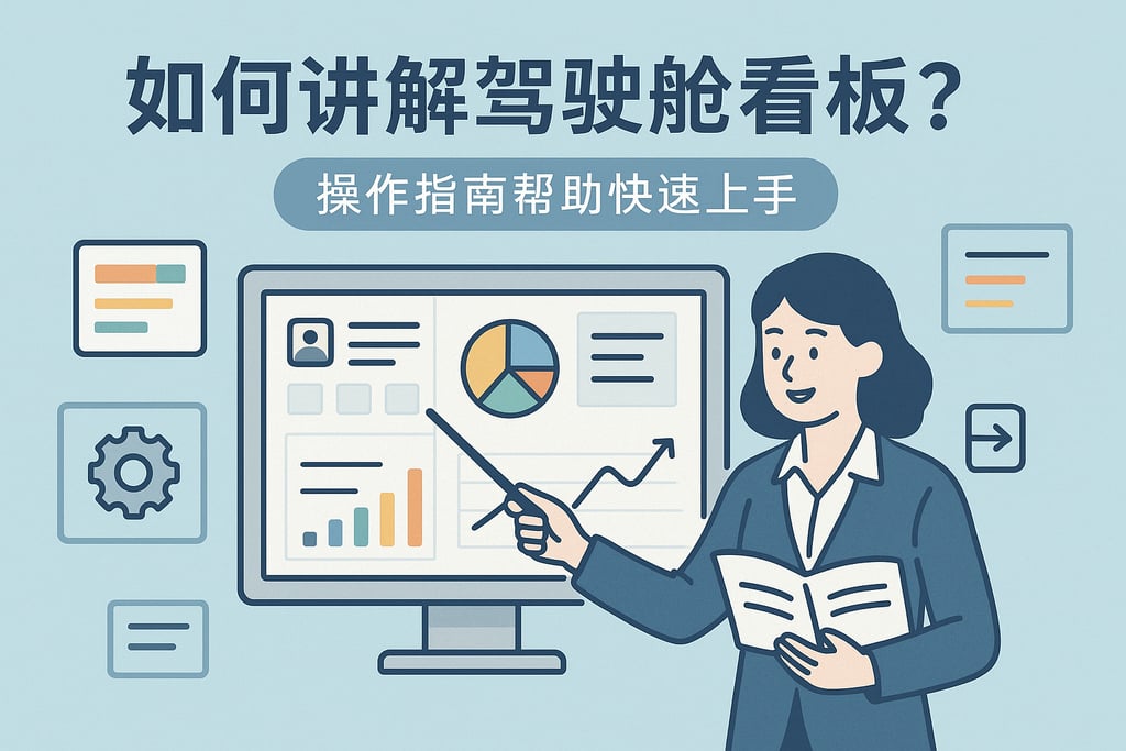 驾驶舱看板如何进行流程讲解？操作指南帮助快速上手