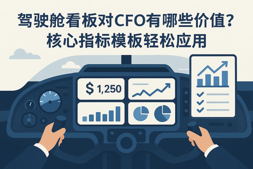 驾驶舱看板对CFO有哪些价值？核心指标模板轻松应用