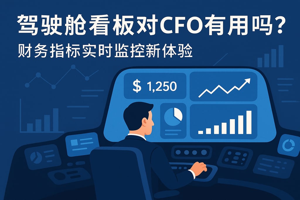 驾驶舱看板对CFO有用吗？财务指标实时监控新体验