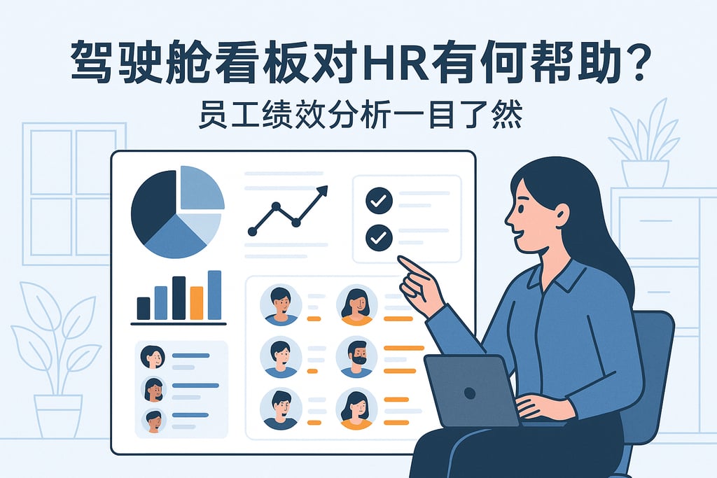 驾驶舱看板对HR有何帮助？员工绩效分析一目了然