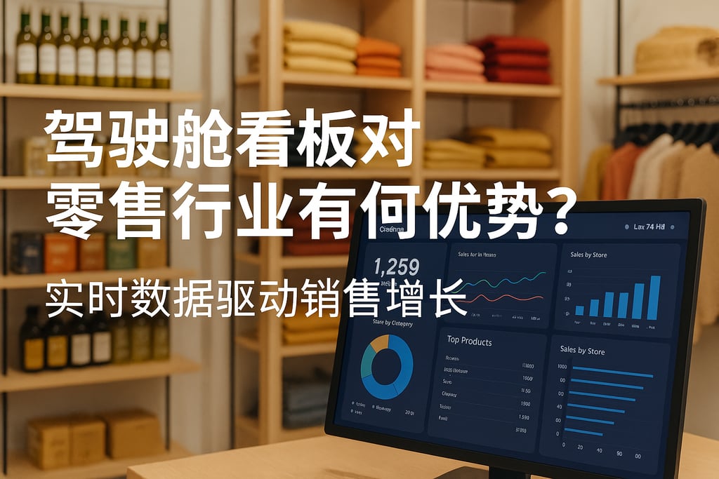 驾驶舱看板对零售行业有何优势？实时数据驱动销售增长
