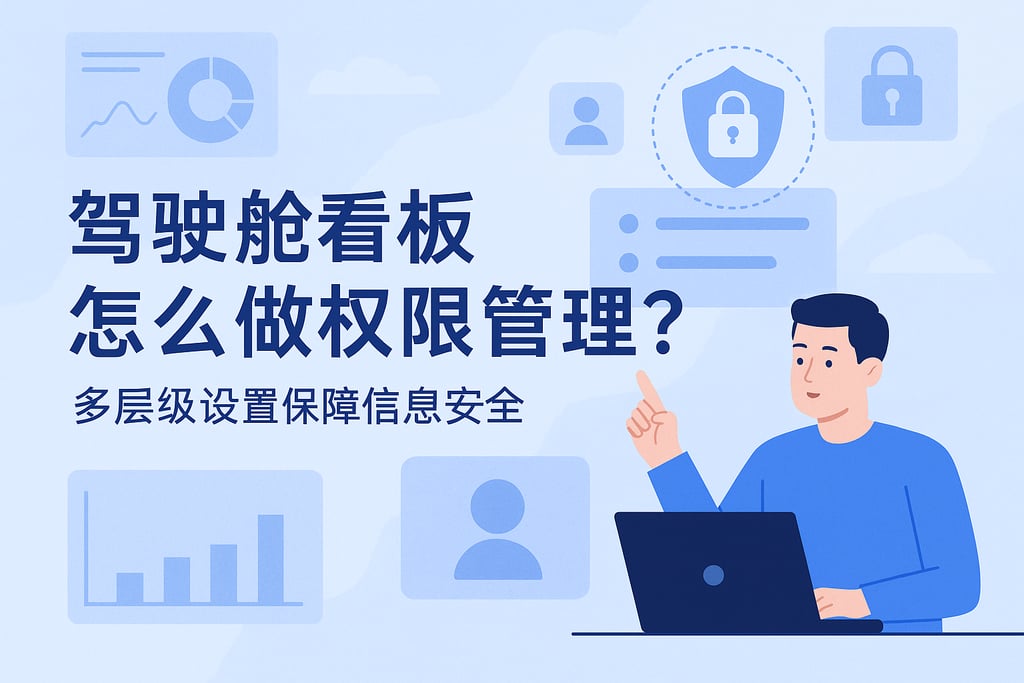 驾驶舱看板怎么做权限管理？多层级设置保障信息安全