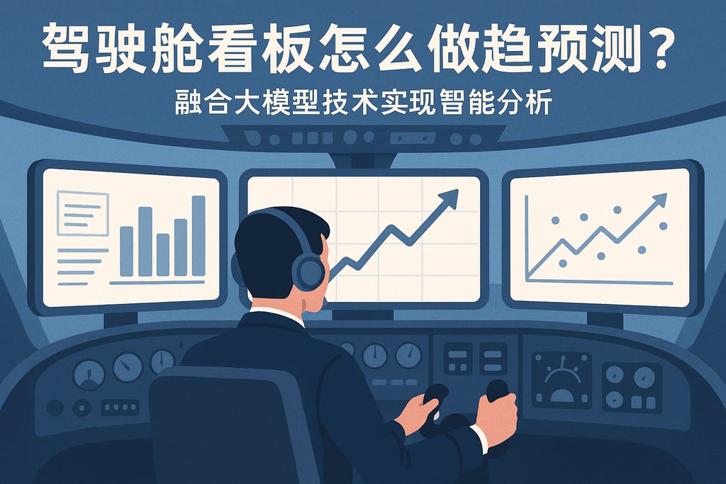 驾驶舱看板怎么做趋势预测？融合大模型技术实现智能分析