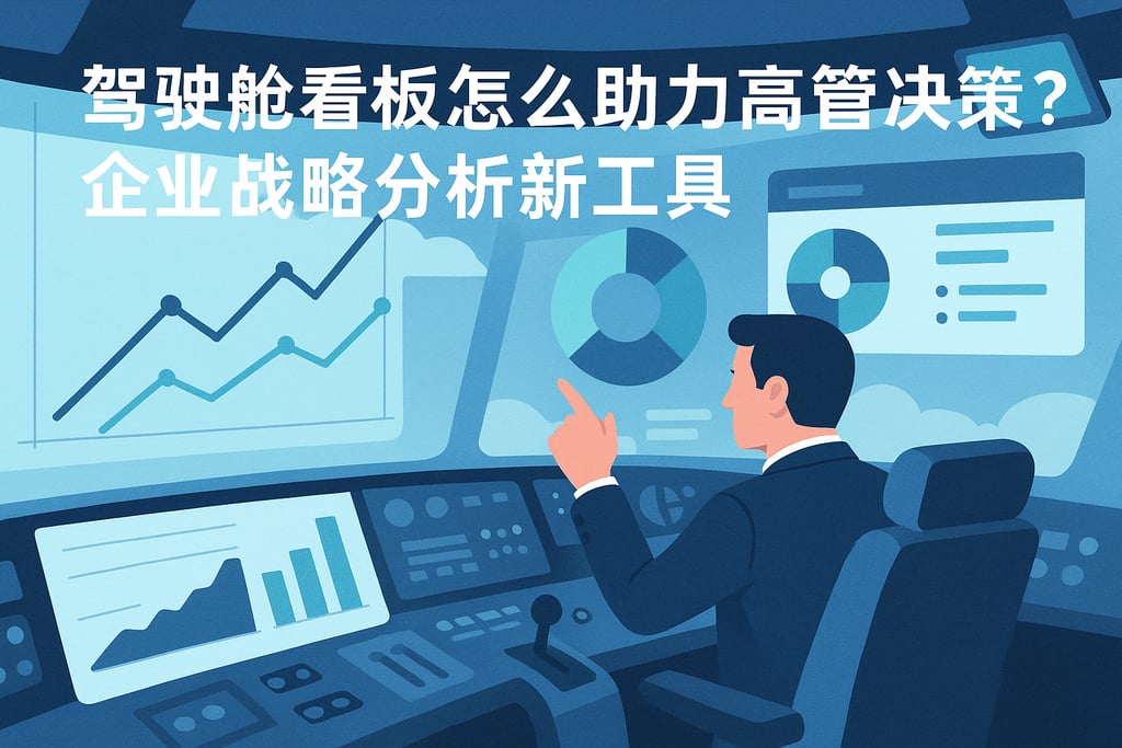 驾驶舱看板怎么助力高管决策？企业战略分析新工具