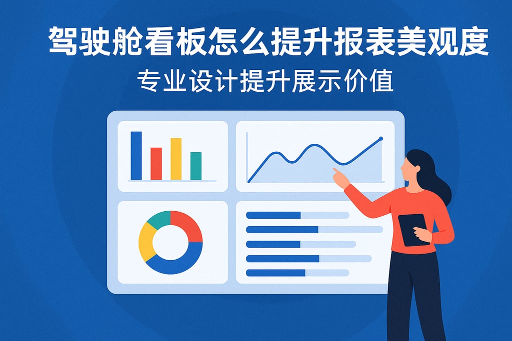 驾驶舱看板怎么提升报表美观度？专业设计提升展示价值