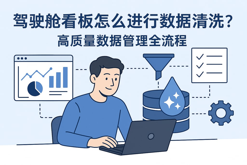 驾驶舱看板怎么进行数据清洗？高质量数据管理全流程