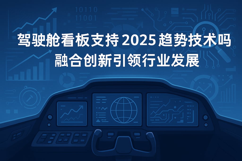 驾驶舱看板支持2025趋势技术吗？融合创新引领行业发展