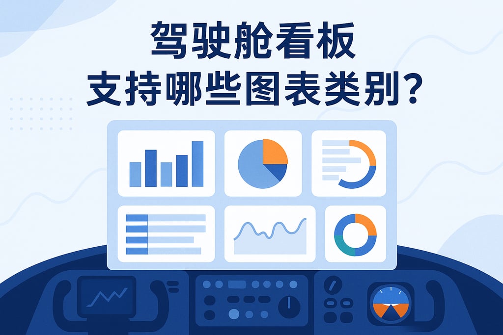 驾驶舱看板支持哪些图表类型？满足多场景分析需求