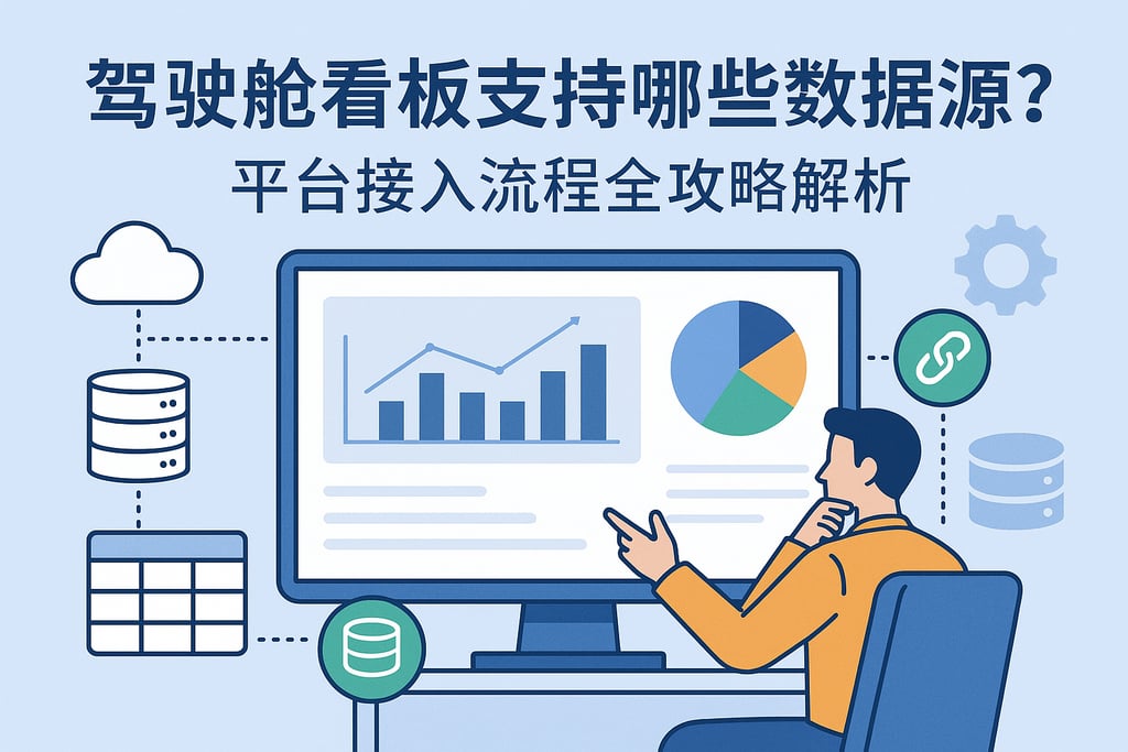 驾驶舱看板支持哪些数据源？平台接入流程全攻略解析
