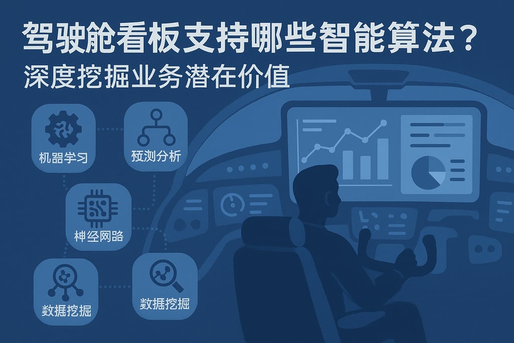 驾驶舱看板支持哪些智能算法？深度挖掘业务潜在价值