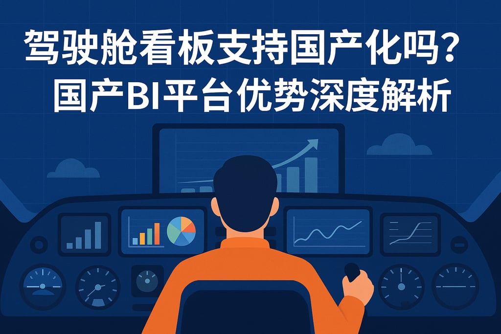 驾驶舱看板支持国产化吗？国产BI平台优势深度解析