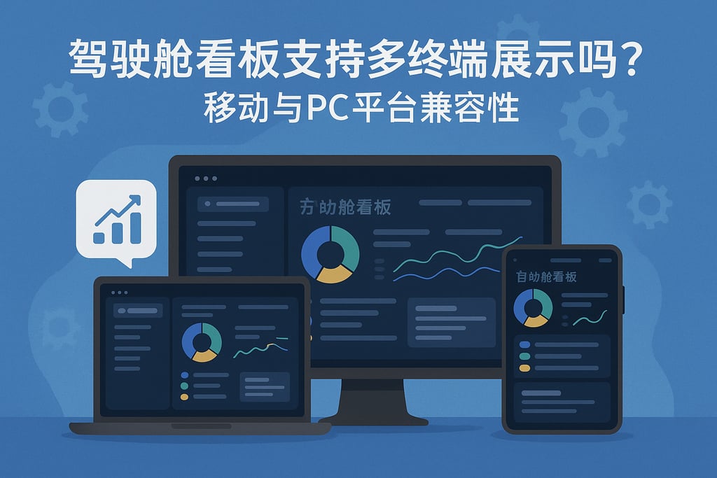 驾驶舱看板支持多终端展示吗？移动与PC平台兼容性