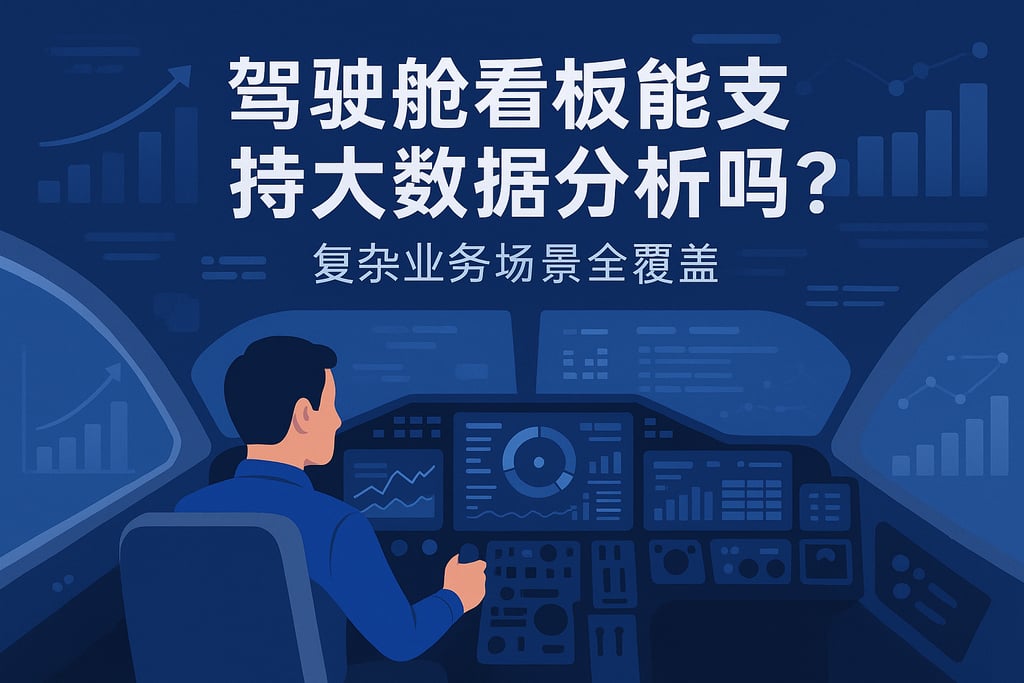 驾驶舱看板支持大数据分析吗？复杂业务场景全覆盖