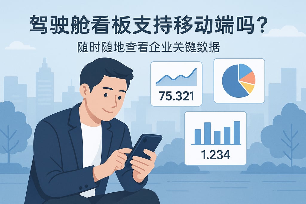 驾驶舱看板支持移动端吗？随时随地查看企业关键数据